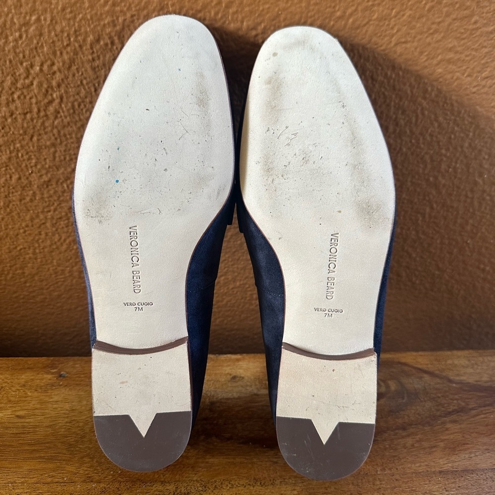 Veronica Beard “Arlie Suede Loafer” Eclipse Blue Size 7 EUC! - Picture 10 of 10